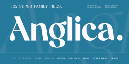 Anglica Font Poster 1