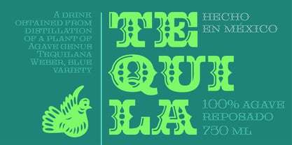 Calavera Font Poster 2