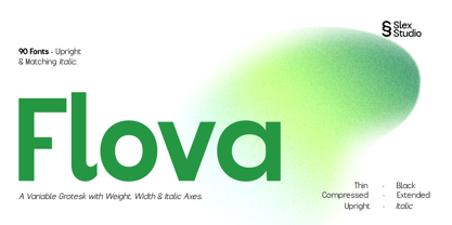 Flova Font Poster 1