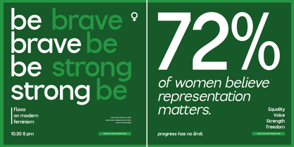 Flova Font Poster 12