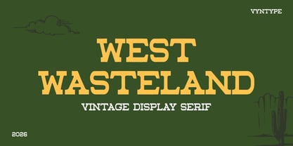 West Wasteland Font Poster 1