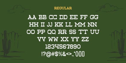 West Wasteland Font Poster 4
