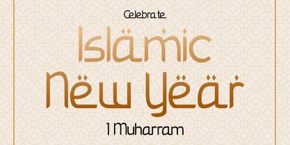 Al Ammara Font Poster 3