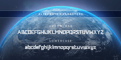 Space Town Font Poster 8