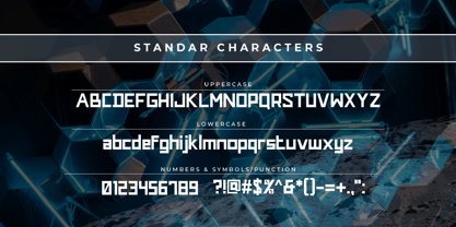 Space Town Font Poster 9