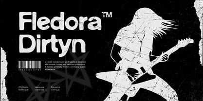 Fledora Dirtyn Font Poster 1