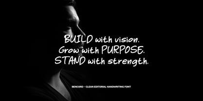 Bencord Font Poster 3