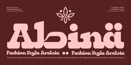 Qebica Font Poster 2