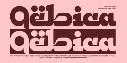 Qebica Font Poster 1