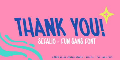 Sefalio Font Poster 12
