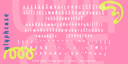 Sefalio Font Poster 5
