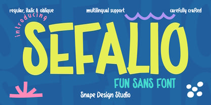 Sefalio Font Poster 1