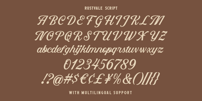 Rustvale Font Poster 5