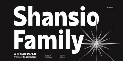 Shansio Font Poster 1