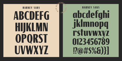 Harney Font Poster 5