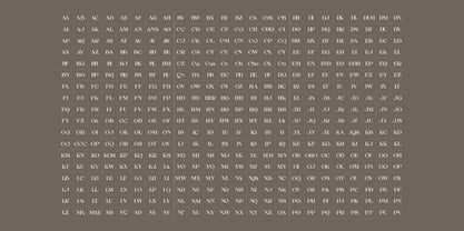 Aseno Modern Font Poster 9