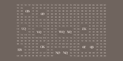 Aseno Modern Font Poster 13