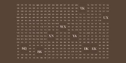 Aseno Modern Font Poster 10