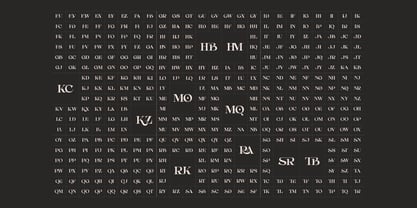 Aseno Modern Font Poster 11