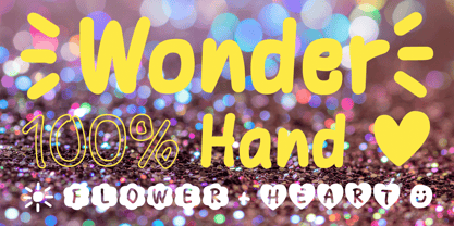 Wonder Hand Pencil Font Poster 1