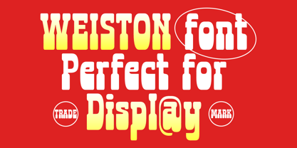 Weiston Font Poster 9