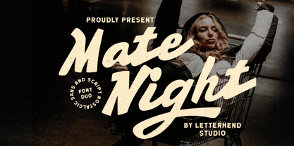 Mate Night Font Poster 1