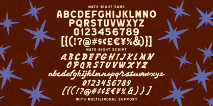 Mate Night Font Poster 4