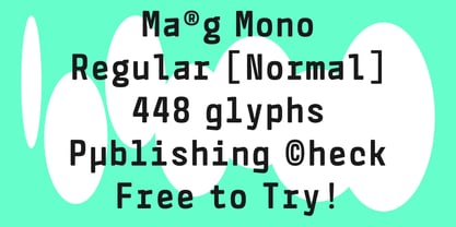 GR Marg Mono Font Poster 10