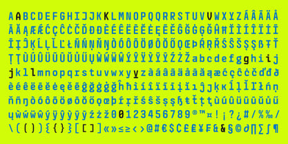 GR Marg Mono Font Poster 2