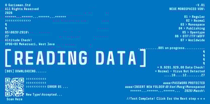 GR Marg Mono Font Poster 8