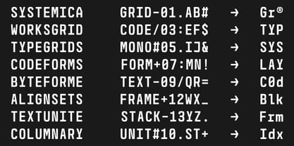 GR Marg Mono Font Poster 7