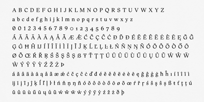 Textworthy Serif Font Poster 10