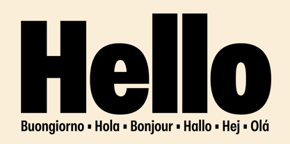 Peridot Latin Font Poster 4