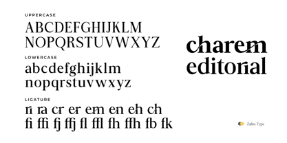 Charem Variable Font Poster 12