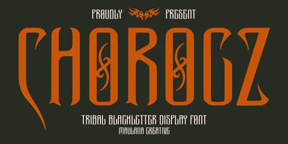 MC Chorocz Font Poster 1