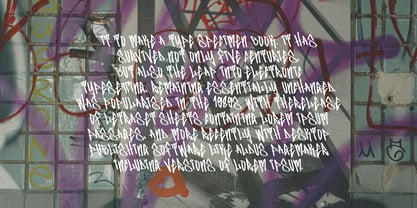 Arlianse Graffiti Font Poster 5
