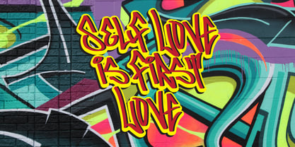 Arlianse Graffiti Font Poster 3