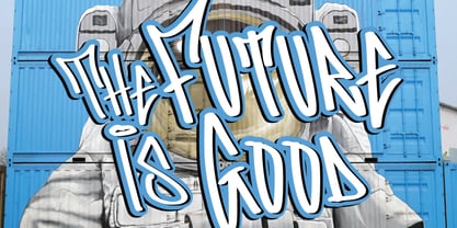 Arlianse Graffiti Font Poster 2