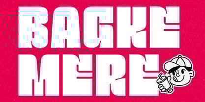 Bagke Mere Font Poster 1