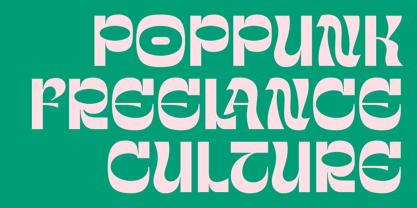 Chuten Font Poster 4