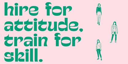 Chuten Font Poster 7