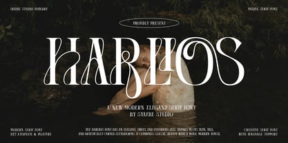 Harlios Font Poster 1