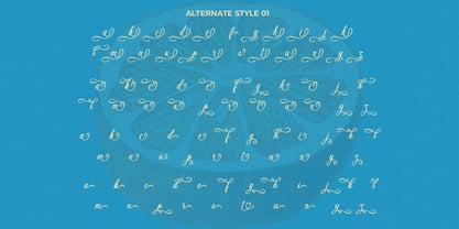 Ellegrin Script Font Poster 9