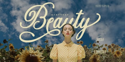 Ellegrin Script Font Poster 5