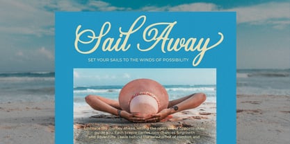 Ellegrin Script Font Poster 6