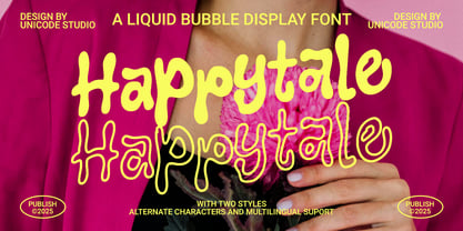 Happytale Font Poster 1