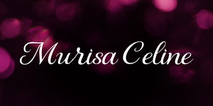 Murisa Celine Font Poster 1