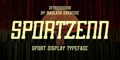 MC Sportzenn Font Poster 1