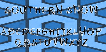Southern Snow Font Poster 4