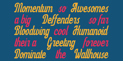 Badwill Font Poster 11